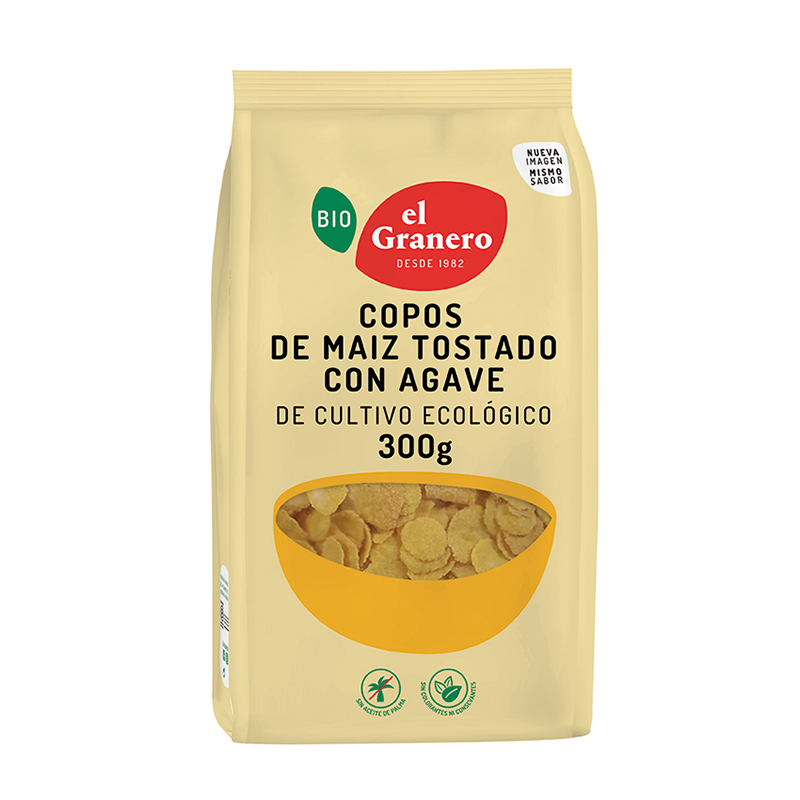 Flocs de Dacsa Torrada amb Agave Granero Int. 375g